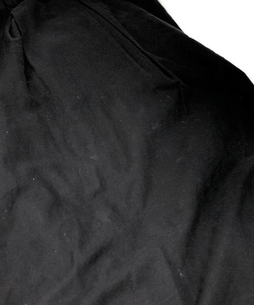 BLACK Scandal Yohji Yamamoto（ブラックスキャンダルヨウジヤマモト）BLACK Scandal Yohji Yamamoto (ブラックスキャンダルヨウジヤマモト) ウエストゴムタックハーフパンツ ブラック サイズ:3の古着・服飾アイテム