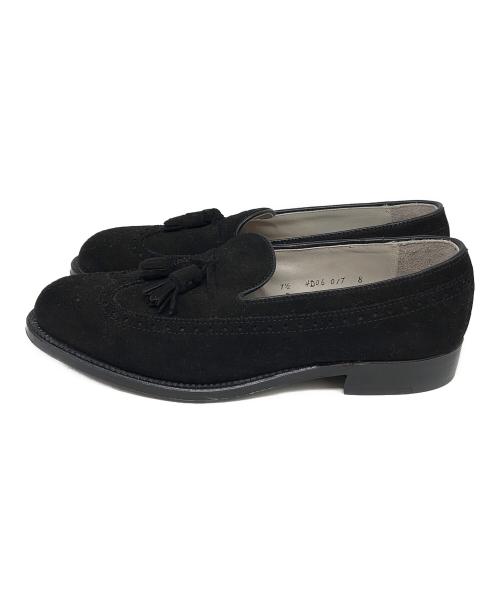 Alden（オールデン）ALDEN (オールデン) UNITED ARROWS (ユナイテッドアローズ) 別注スエードタッセルローファー ブラウン サイズ:7 1/2の古着・服飾アイテム