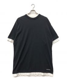BALENCIAGA（バレンシアガ）の古着「レイヤードビッグＴシャツ」｜ブラック