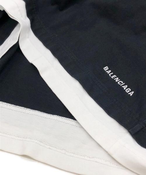 BALENCIAGA（バレンシアガ）BALENCIAGA (バレンシアガ) レイヤードビッグＴシャツ ブラック サイズ:Sの古着・服飾アイテム