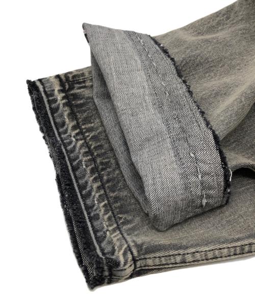 ANCELLM（アンセルム）ANCELLM (アンセルム) SELVEDGE TAPERED 5P BLACK DENIM PANTS グレー サイズ:3の古着・服飾アイテム
