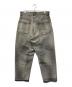 ANCELLM (アンセルム) SELVEDGE TAPERED 5P BLACK DENIM PANTS グレー サイズ:3：22000円