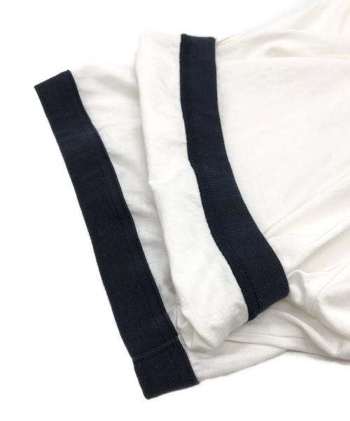 doublet（ダブレット）doublet (ダブレット) OVERSIZED RINGER T-SHIRT ホワイト サイズ:Mの古着・服飾アイテム