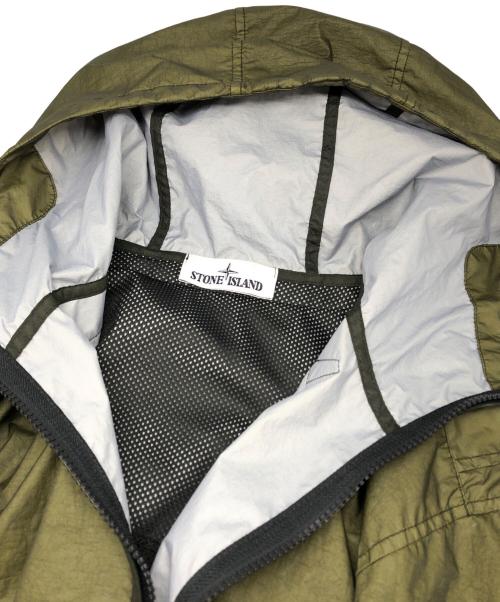STONE ISLAND（ストーンアイランド）STONE ISLAND (ストーンアイランド) ナイロンパーカー カーキ サイズ:XLの古着・服飾アイテム