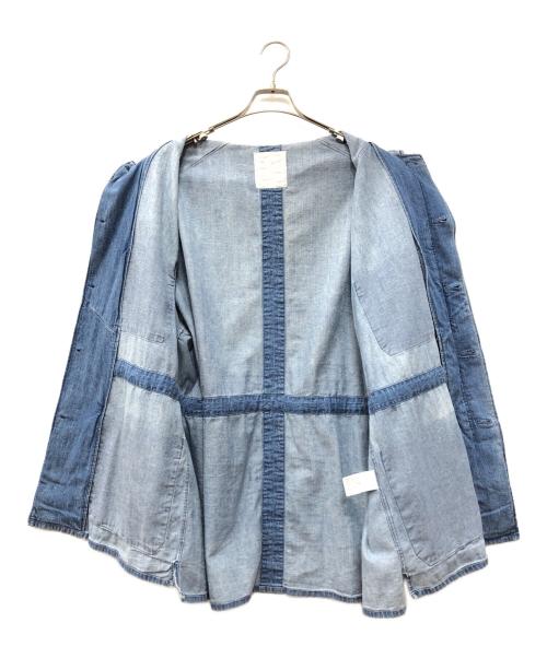 ANCELLM（アンセルム）ANCELLM (アンセルム) AGING DENIM SHIRT JACKET インディゴ サイズ:2の古着・服飾アイテム