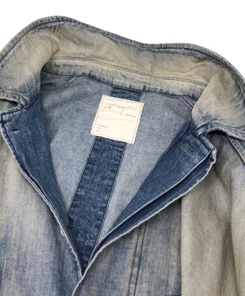 ANCELLM（アンセルム）ANCELLM (アンセルム) AGING DENIM SHIRT JACKET インディゴ サイズ:2の古着・服飾アイテム