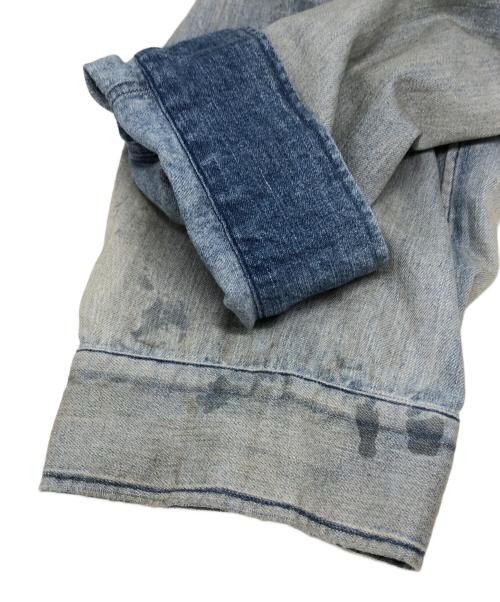 ANCELLM（アンセルム）ANCELLM (アンセルム) AGING DENIM SHIRT JACKET インディゴ サイズ:2の古着・服飾アイテム