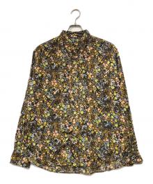 45R（フォーティファイブ・アール）の古着「インドカディ秋の実プリントの908オーシャンシャツ」｜ブラウン