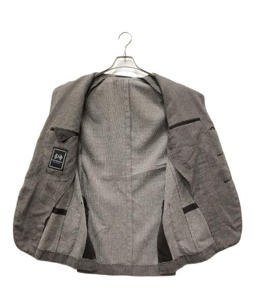 SOVEREGIN（ソブリン）SOVEREGIN (ソブリン) ファンシーチェック3Bジャケット ブラウン サイズ:46の古着・服飾アイテム