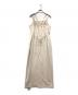 JUSGLITTY (ジャスグリッティー) ギャザーキャミワンピース ベージュ サイズ:2 未使用品：10000円