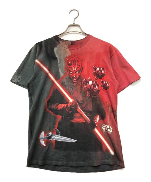 STAR WARS（スターウォーズ）STAR WARS (スターウォーズ) プリントTシャツ レッド サイズ:Mの古着・服飾アイテム