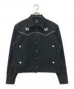 Needles×STUDIOUSニードルズ×ステュディオス）の古着「Piping Cowboy Jacket」｜ブラック
