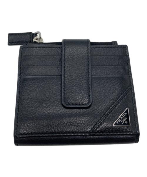 PRADA（プラダ）PRADA (プラダ) SAFFIANO TRIANGOLO ブラックの古着・服飾アイテム