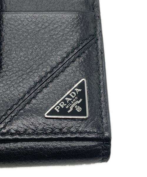 PRADA（プラダ）PRADA (プラダ) SAFFIANO TRIANGOLO ブラックの古着・服飾アイテム