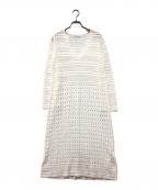 RIAM PLAGEリアム プラージュ）の古着「R’IAM Crochet Maxi Onepiece」｜ホワイト