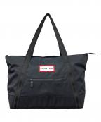 HUNTERハンター）の古着「ナイロン ミディアム トップ クリップ トート バッグ」｜ネイビー