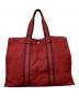 HERMES (エルメス) トートバッグ レッド サイズ:下記参照：26000円