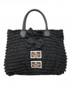 PINK HOUSEピンクハウス）の古着「トートバッグ」｜ブラック