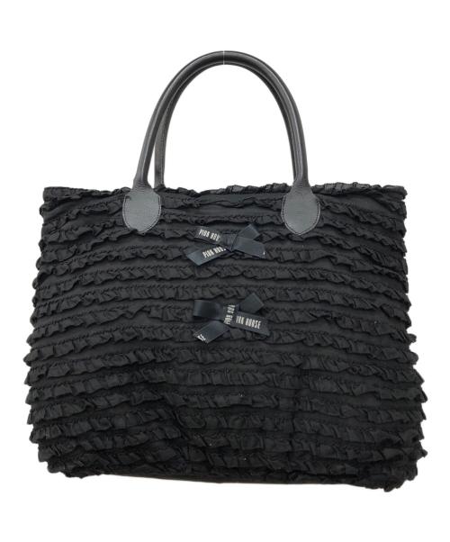 PINK HOUSE（ピンクハウス）PINK HOUSE (ピンクハウス) トートバッグ ブラック サイズ:下記参照の古着・服飾アイテム