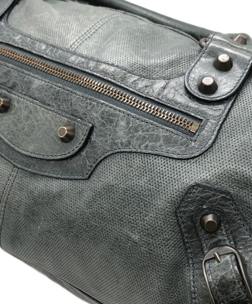 BALENCIAGA（バレンシアガ）BALENCIAGA (バレンシアガ) Twiggy 2WAYレザーハンドバッグ グレー サイズ:下記参照の古着・服飾アイテム