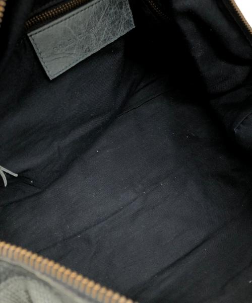 BALENCIAGA（バレンシアガ）BALENCIAGA (バレンシアガ) Twiggy 2WAYレザーハンドバッグ グレー サイズ:下記参照の古着・服飾アイテム