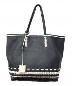 TOD'Sトッズ）の古着「レザートートバッグ」｜ネイビー