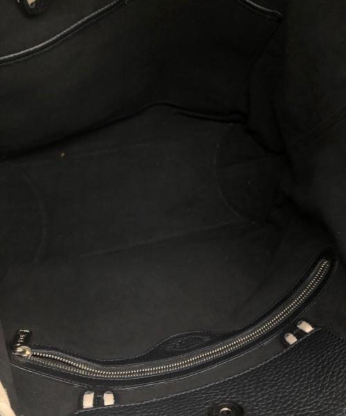 TOD'S（トッズ）TOD'S (トッズ) レザートートバッグ ネイビー サイズ:下記参照の古着・服飾アイテム