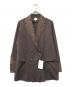 Ameri（アメリ）の古着「MEDI LACE EMBROIDERY COLLAR JACKET」｜ブラウン