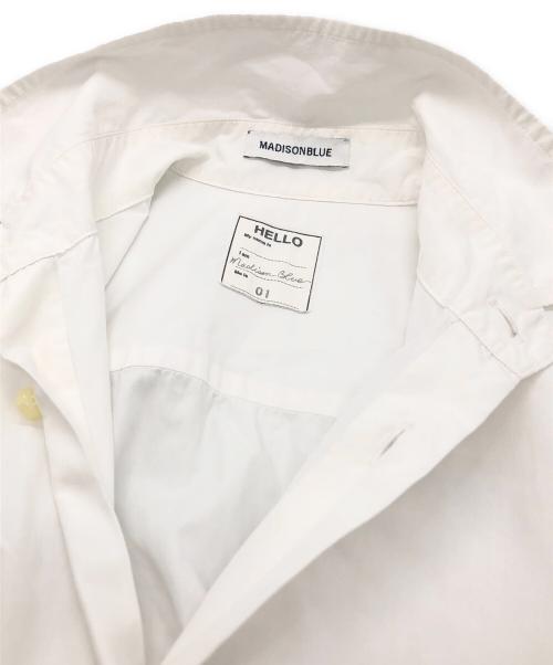 MADISON BLUE（マディソンブルー）MADISON BLUE (マディソンブルー) ドレスシャツ ホワイト サイズ:01（S）の古着・服飾アイテム