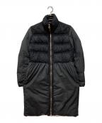 Salvatore Ferragamoサルヴァトーレ フェラガモ）の古着「レースデザインダウンコート」｜ブラック