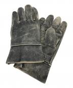 COMME des GARCONS HOMMEコムデギャルソン オム）の古着「レザーグローブ」｜ブラック