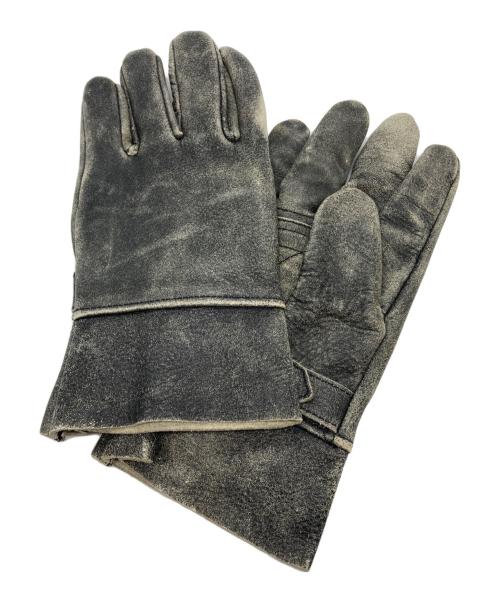 COMME des GARCONS HOMME（コムデギャルソン オム）COMME des GARCONS HOMME (コムデギャルソン オム) レザーグローブ ブラック サイズ:下記参照の古着・服飾アイテム