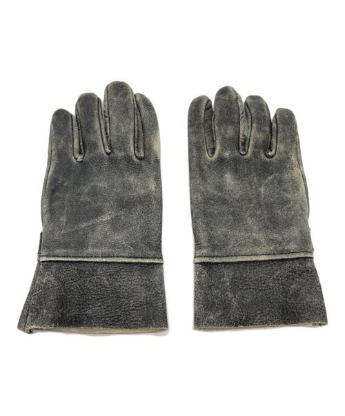 COMME des GARCONS HOMME（コムデギャルソン オム）COMME des GARCONS HOMME (コムデギャルソン オム) レザーグローブ ブラック サイズ:下記参照の古着・服飾アイテム