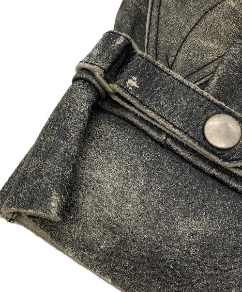COMME des GARCONS HOMME（コムデギャルソン オム）COMME des GARCONS HOMME (コムデギャルソン オム) レザーグローブ ブラック サイズ:下記参照の古着・服飾アイテム