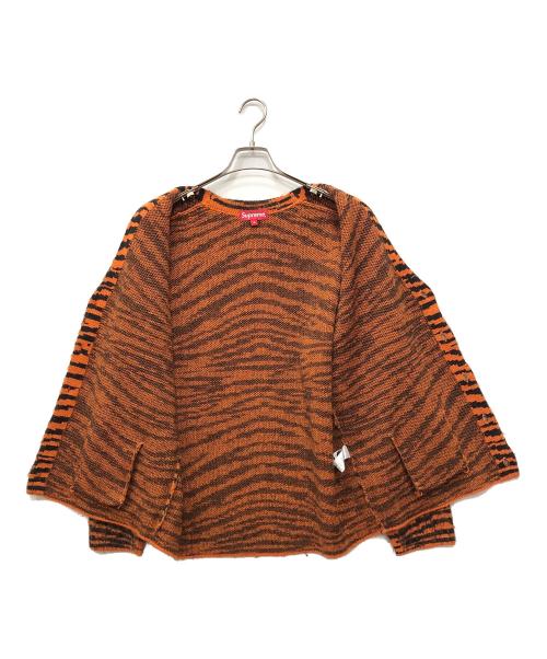 SUPREME（シュプリーム）Supreme (シュプリーム) BRUSHED MOHAIR CARDIGAN ブラウン サイズ:Mの古着・服飾アイテム