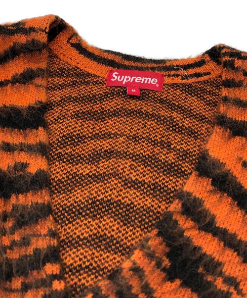 SUPREME（シュプリーム）Supreme (シュプリーム) BRUSHED MOHAIR CARDIGAN ブラウン サイズ:Mの古着・服飾アイテム