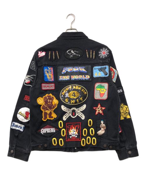 SUPREME（シュプリーム）Supreme (シュプリーム) PATCHES DENIM  JACKET ブラック サイズ:Mの古着・服飾アイテム