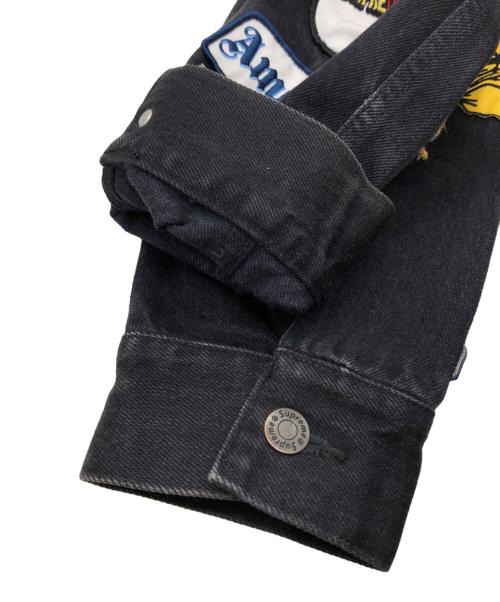 SUPREME（シュプリーム）Supreme (シュプリーム) PATCHES DENIM  JACKET ブラック サイズ:Mの古着・服飾アイテム