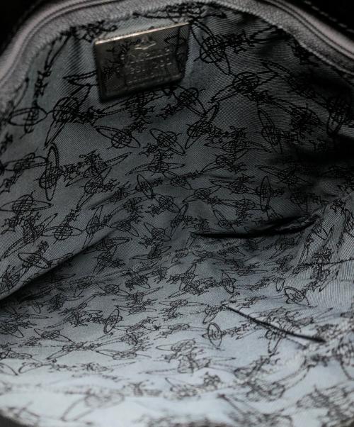 Vivienne Westwood（ヴィヴィアンウエストウッド）Vivienne Westwood (ヴィヴィアンウエストウッド) オーブ アーガイル柄ショルダーバッグ グレー サイズ:下記参照の古着・服飾アイテム