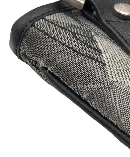 Vivienne Westwood（ヴィヴィアンウエストウッド）Vivienne Westwood (ヴィヴィアンウエストウッド) オーブ アーガイル柄ショルダーバッグ グレー サイズ:下記参照の古着・服飾アイテム