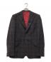 Vivienne Westwood man（ヴィヴィアン ウェストウッド マン）の古着「裏地オーブテーラードジャケット」｜グレー×レッド