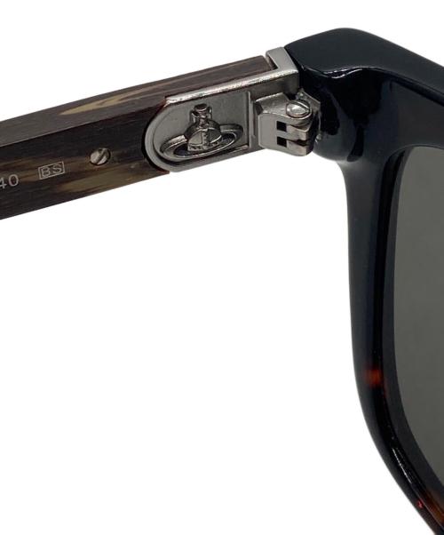 Vivienne Westwood（ヴィヴィアンウエストウッド）Vivienne Westwood (ヴィヴィアンウエストウッド) ウッドサングラス ブラック サイズ:56□18の古着・服飾アイテム