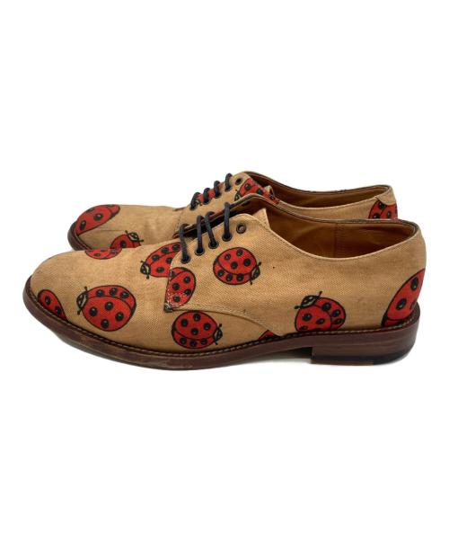 Vivienne Westwood（ヴィヴィアンウエストウッド）Vivienne Westwood (ヴィヴィアンウエストウッド) てんとう虫ダービーシューズ ベージュ サイズ:41の古着・服飾アイテム