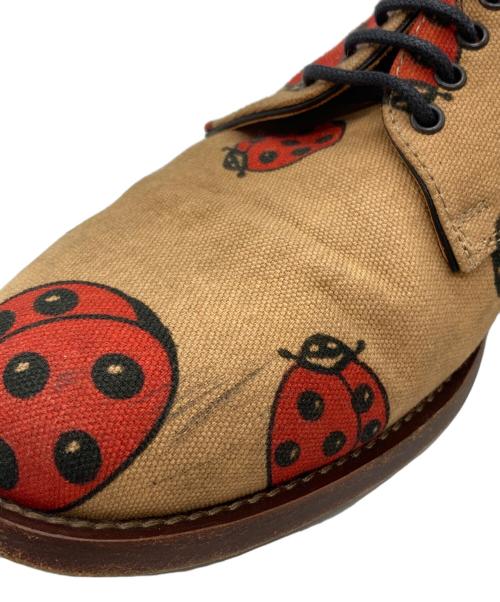 Vivienne Westwood（ヴィヴィアンウエストウッド）Vivienne Westwood (ヴィヴィアンウエストウッド) てんとう虫ダービーシューズ ベージュ サイズ:41の古着・服飾アイテム