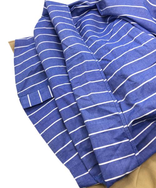 avie（アビィ）avie (アビィ) カバーデザインストライプキュロットパンツ ベージュ サイズ:38の古着・服飾アイテム