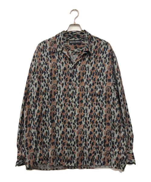 WACKO MARIA（ワコマリア）WACKO MARIA (ワコマリア) LEOPARD HAWAIIAN SHIRT グレー サイズ:XXLの古着・服飾アイテム