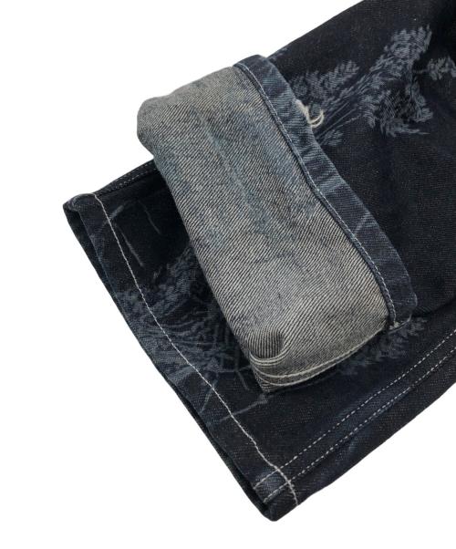 jacquemus（ジャックムス）jacquemus (ジャックムス) ラベンダープリントデニム インディゴ サイズ:28の古着・服飾アイテム