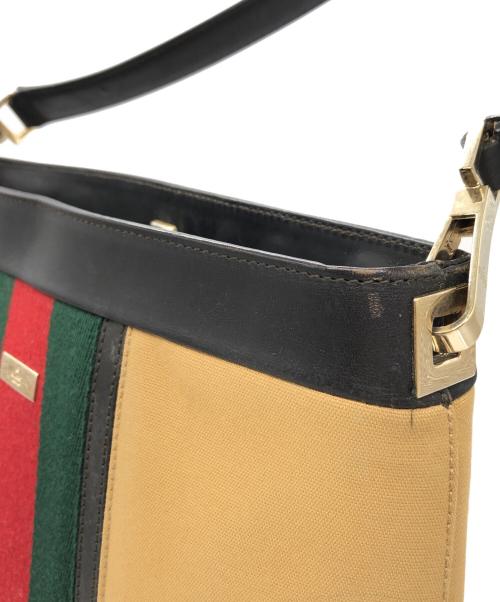 GUCCI（グッチ）GUCCI (グッチ) キャンバストートバッグ ベージュ サイズ:下記参照の古着・服飾アイテム