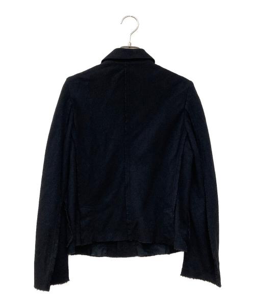 tricot COMME des GARCONS（トリココムデギャルソン）tricot COMME des GARCONS (トリココムデギャルソン) 丸襟カットオフジャケット ブラック サイズ:Sの古着・服飾アイテム