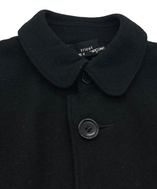 tricot COMME des GARCONS（トリココムデギャルソン）tricot COMME des GARCONS (トリココムデギャルソン) 丸襟カットオフジャケット ブラック サイズ:Sの古着・服飾アイテム